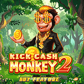 Kick Cash Monkey 2 Buy Feature slot game card